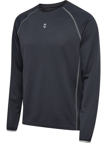 Hummel Sportshirt "Hmlpulse Performance Midlayer" in Grau