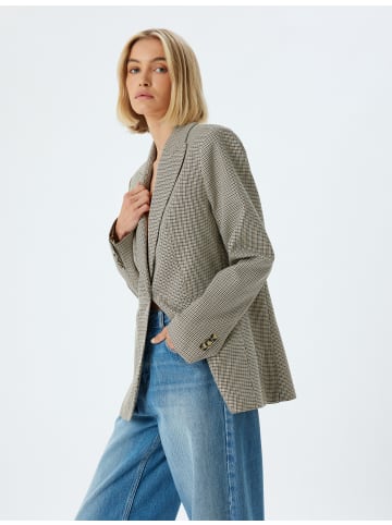 KOTON Blazer in Rot Karomuster