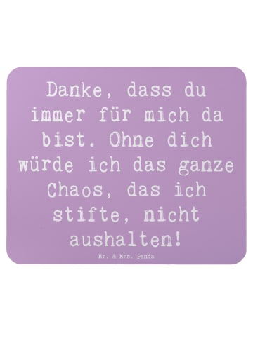 Mr. & Mrs. Panda Mauspad Spruch Dankbarkeit für Freundschaft mit... in Lavendeltraum