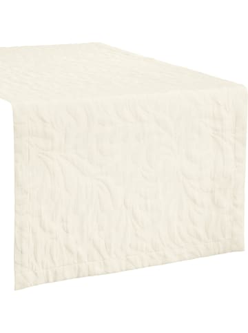 Erwin Müller Jacquard, Baumwollmischung Tischläufer Cadiz in natur