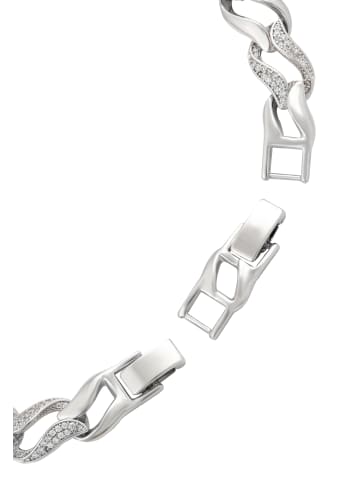faina Women Curb Chain Bracelet in Silver