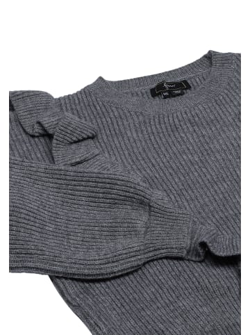 faina Damen Pullover in GRAU MELANGE