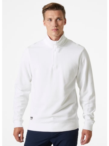 Helly Hansen Pullover "Classic Half Zip Sweatshirt" in Weiß