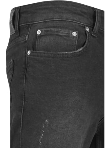 2Y Premium Tapered Jeans in black
