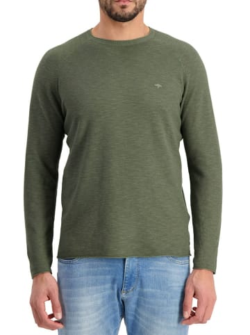 FYNCH-HATTON V-Pullover für Herren in olive