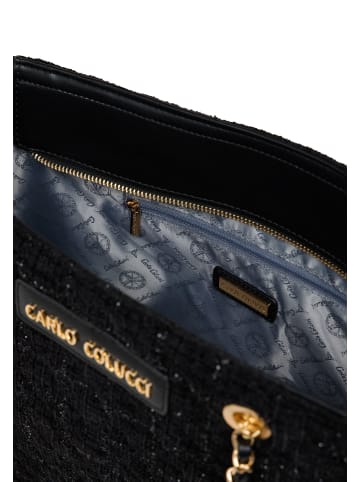 Carlo Colucci Shopper Fallucca in Schwarz