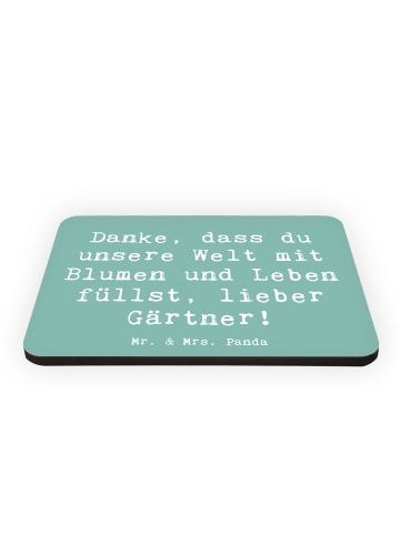Mr. & Mrs. Panda whiteboardmagnet Spruch Gärtner Dankeschön mit ... in Meeresbrise