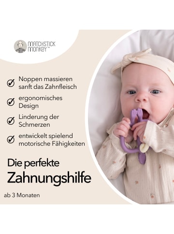 MATCHSTICK MONKEY Beißring / Zahnungshilfe Affe Original