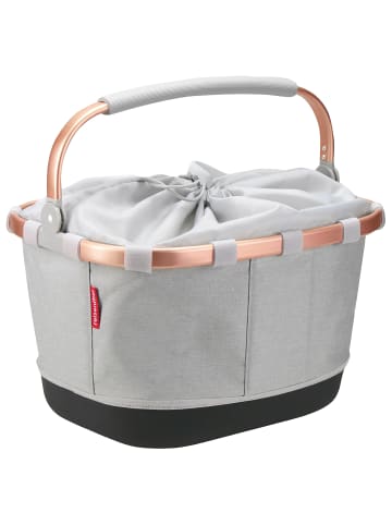 KLICKfix Bikebasket GT für Racktime in grau