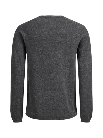 Jack & Jones Strickpullover in Dark Grey Melange