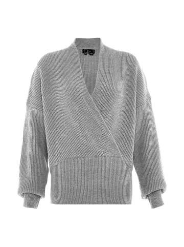 faina Damen Pullover in HELLGRAU MELANGE