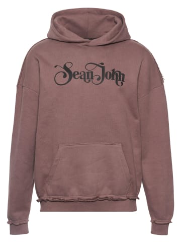 Sean John Kapuzenpullover in dark taupe