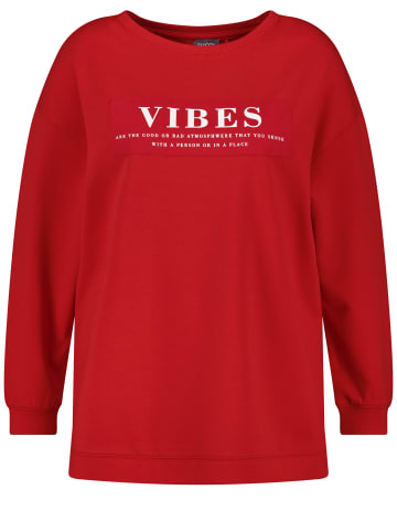 SAMOON Sweatshirt in Power Red