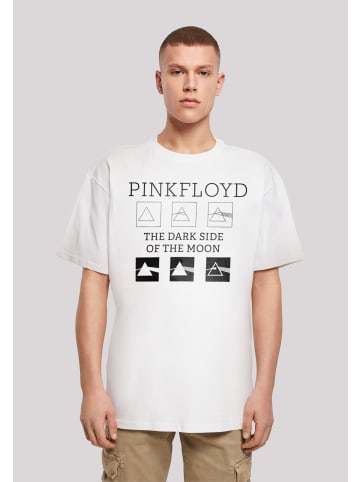 F4NT4STIC Heavy Oversize T-Shirt Pink Floyd Pyramids Rock Metal Musik Band in weiß