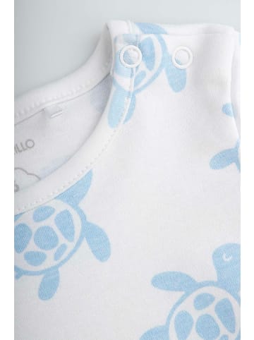 Coccodrillo Kurzer ärmel body aus baumwolle in weiß