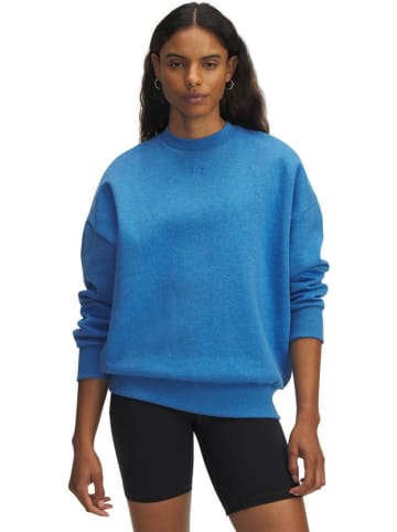 Under Armour Fleecejacke/Fleecepullover "Rival Fleece Os Crew" in Blau