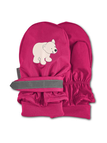 Sterntaler Fäustlinge Eisbär in magenta