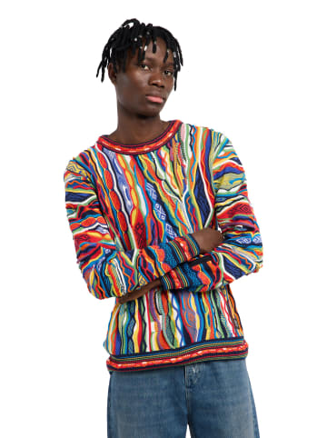 Carlo Colucci Rundhalspullover Fanti in Navy