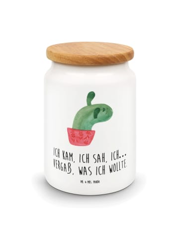 Mr. & Mrs. Panda Teedose Kaktus Mama mit Spruch in Weiß