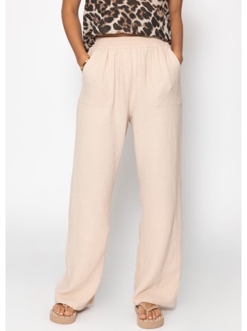 SASSYCLASSY Musselin Hose in Beige