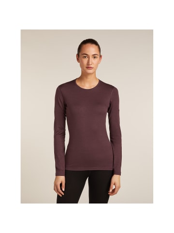 icebreaker Longsleeve Oasis Langarm in Bordeaux431