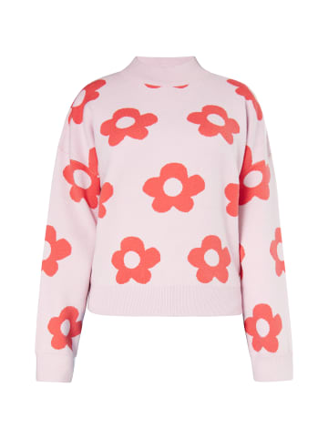 Swirly Damen Pullover in PINK