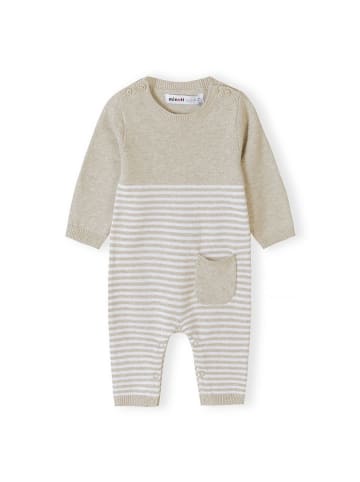 Minoti Strampler babyprem 12 in beige