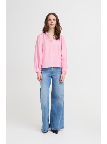 ICHI Langarm-Bluse IXWILMA Regular fit in Cameo Pink