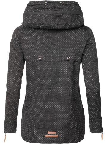 Navahoo Übergangsjacke Wekoo in Schwarz Dots