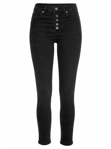 Buffalo High-waist-Jeans in schwarz