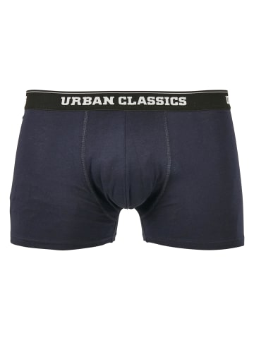 Urban Classics Boxershorts in white/navy/black