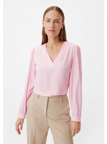 comma Bluse langarm in Pink