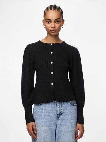 Pieces Strickjacke in Black 1