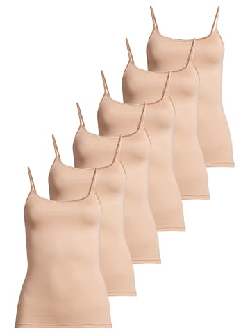 Conta Spaghetti Top Modal in Ton