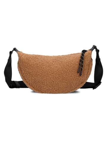 Zwei Teddy Umhängetasche 30 cm in toffee