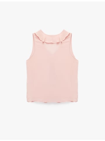 KOTON BLUSE SS in Puderfarbe