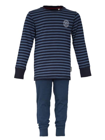 Band of Rascals Pyjama " Basic Striped " in blue-navy