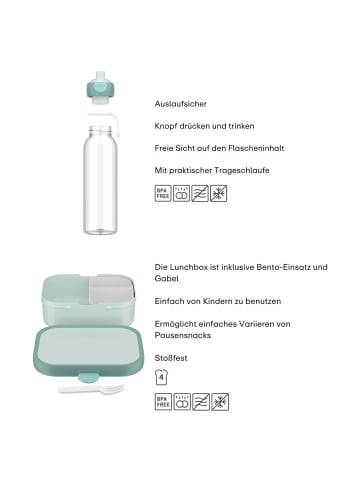 Mepal 2er Set Pausenset Campus (2025) in Cool Mint