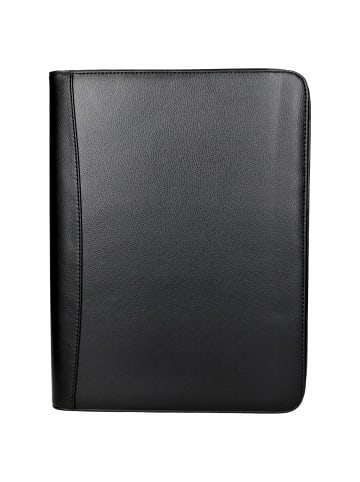 D&N Easy Business  - Schreibmappe 35 cm PU (schwarz) in schwarz