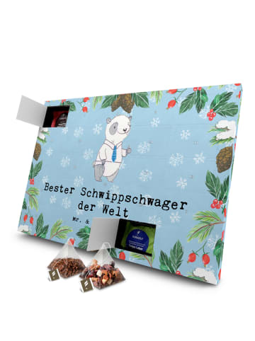 Mr. & Mrs. Panda Advents-Teekalender Panda Bester Schwippschwage... in Eisblau