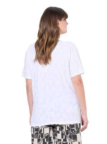 Ulla Popken Shirt in schneeweiß