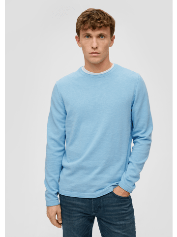 s.Oliver Strickpullover langarm in Blau