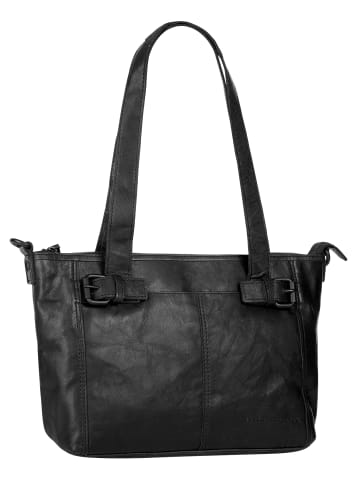 SPIKES & SPARROW Shopper in schwarz