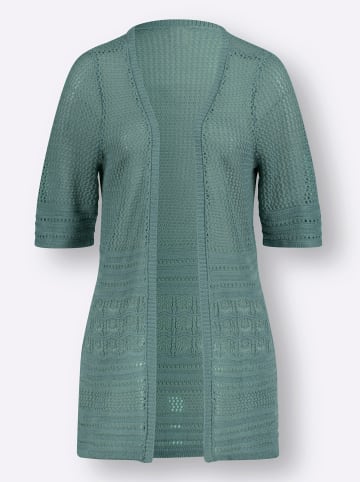Sieh an! Strickjacke in jade