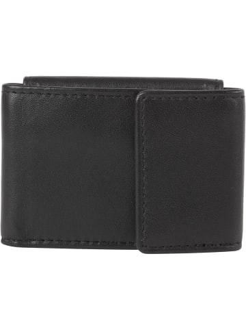 VLD VOi Leather Design Soft Valentin Geldbörse Leder 9 cm in schwarz