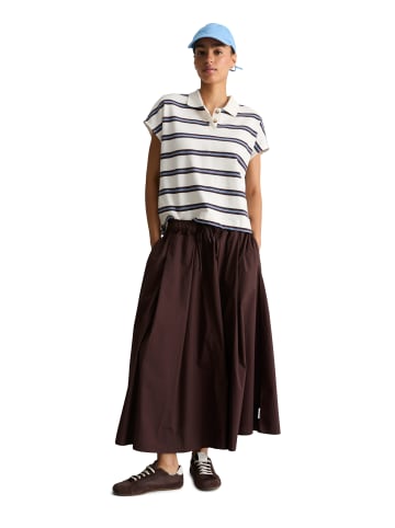Marc O'Polo DENIM Gestreiftes Poloshirt wide in Offwhite