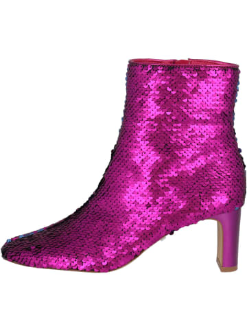 La Strada Stiefeletten in fuchsia sequins