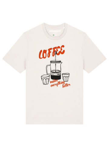 wat? Apparel T-Shirt Coffee makes everything better in Off White