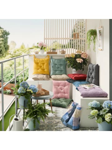 Erwin Müller Cord Stuhlkissen 2er-Pack Glasgow in lavendel