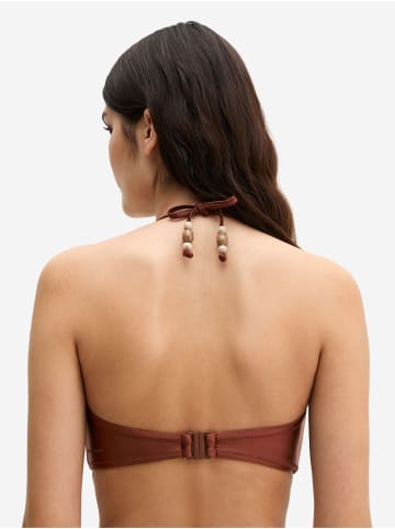 Marc O'Polo Triangel-Bikini-Top Breezy Leaf in cappuccino